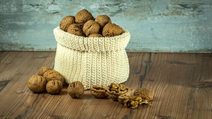 Walnuts in a Bag - Source Pixabay