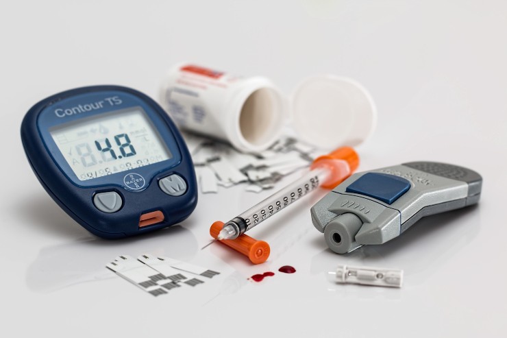 Strumenti per il controllo del diabete - Fonte Pixabay
