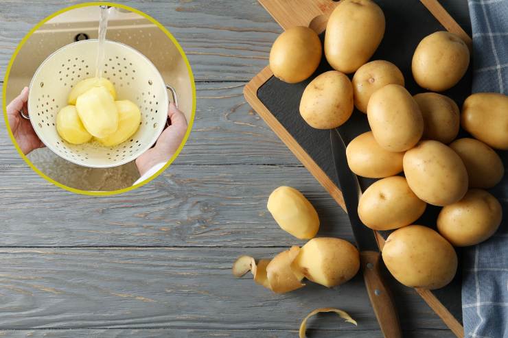 Lavare bene le patate - Fonte AdobeStock