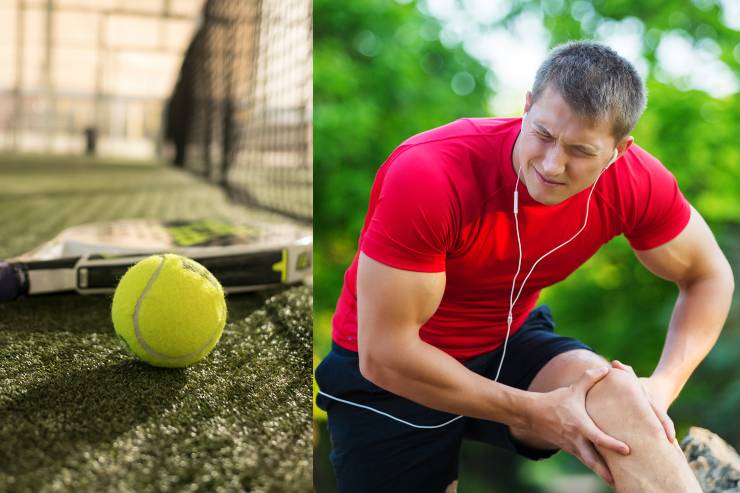 Infortuni giocando a padel - Fonte AdobeStock