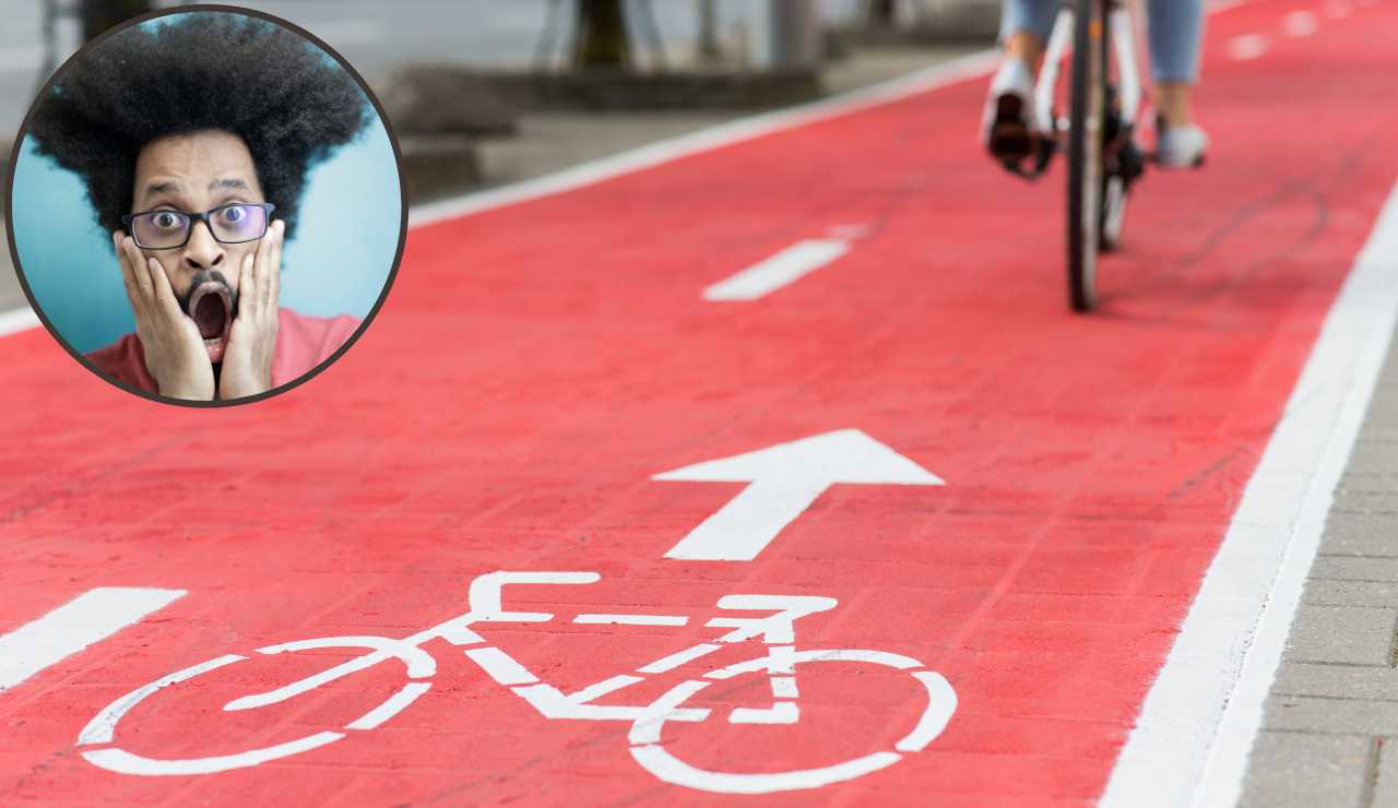 Pista ciclabile scomparsa - Fonte AdobeStock