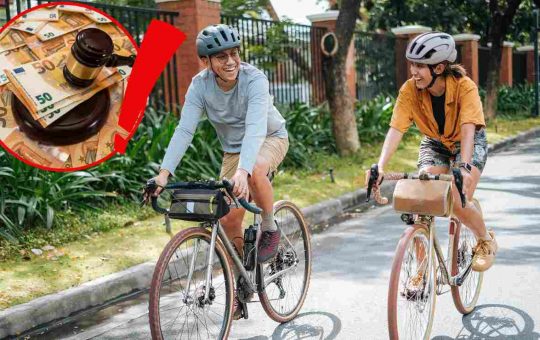 Multa alle biciclette - Fonte AdobeStock
