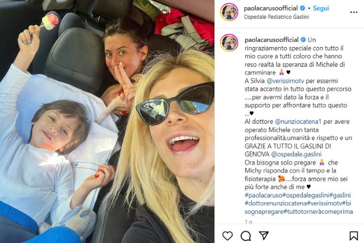 Il post di Paola Caruso | Fonte: Instagram