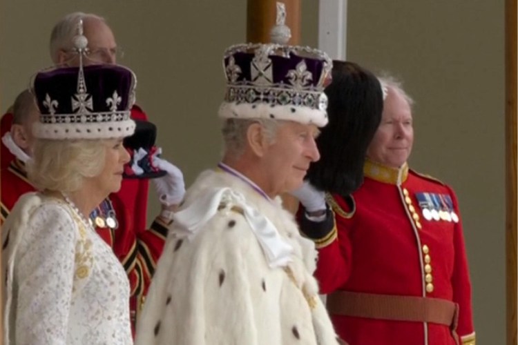 Re Carlo III e Camilla il giorno dell'incoronazione| Fonte: Ansa Foto